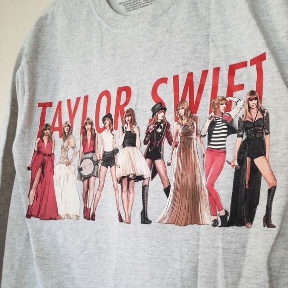 Taylor Swift Red Taylor's Version Era Sweatshirt Tee N - Picture 4 of 8